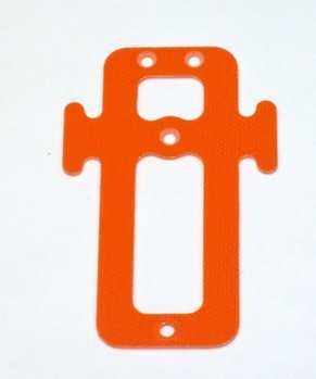ALIGN T-REX 450 HIGH VISIBILITY ORANGE G-10 EXTENDED BATTERY TRAY (11703O)