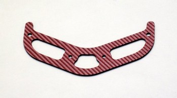 ALIGN T-REX 500 RED CARBON FIBER TAIL BOOM FIN (11710R)