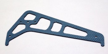 ALIGN T-REX 500 BLUE CARBON FIBER TAIL ROTOR FIN (11711B)