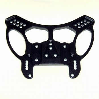 808 BLACK ALUMINUM REAR SHOCK TOWER (11904ALBK)