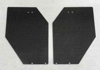 ARRMA LIMITLESS CARBON FIBER WING END PLATES 2PC (2MM) (12385)