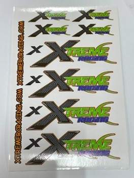 XTREME RACING DECAL SHEET (2018)