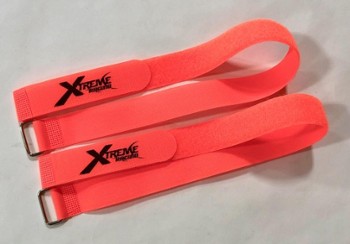 XTREME RACING 1" X 24 ORANGE BATTERY STRAPS (2) (2212)