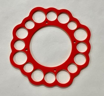 XTREME RACING ORANGE G-10 1/10 SCALE CAN TOP SHOCK STAND (2215)