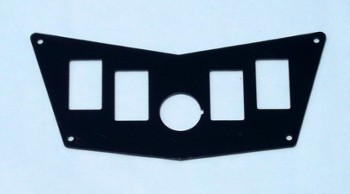 POLARIS RZR 570, 800, XP 900 BLACK G-10 4 SWITCH PANEL (40116GBK)